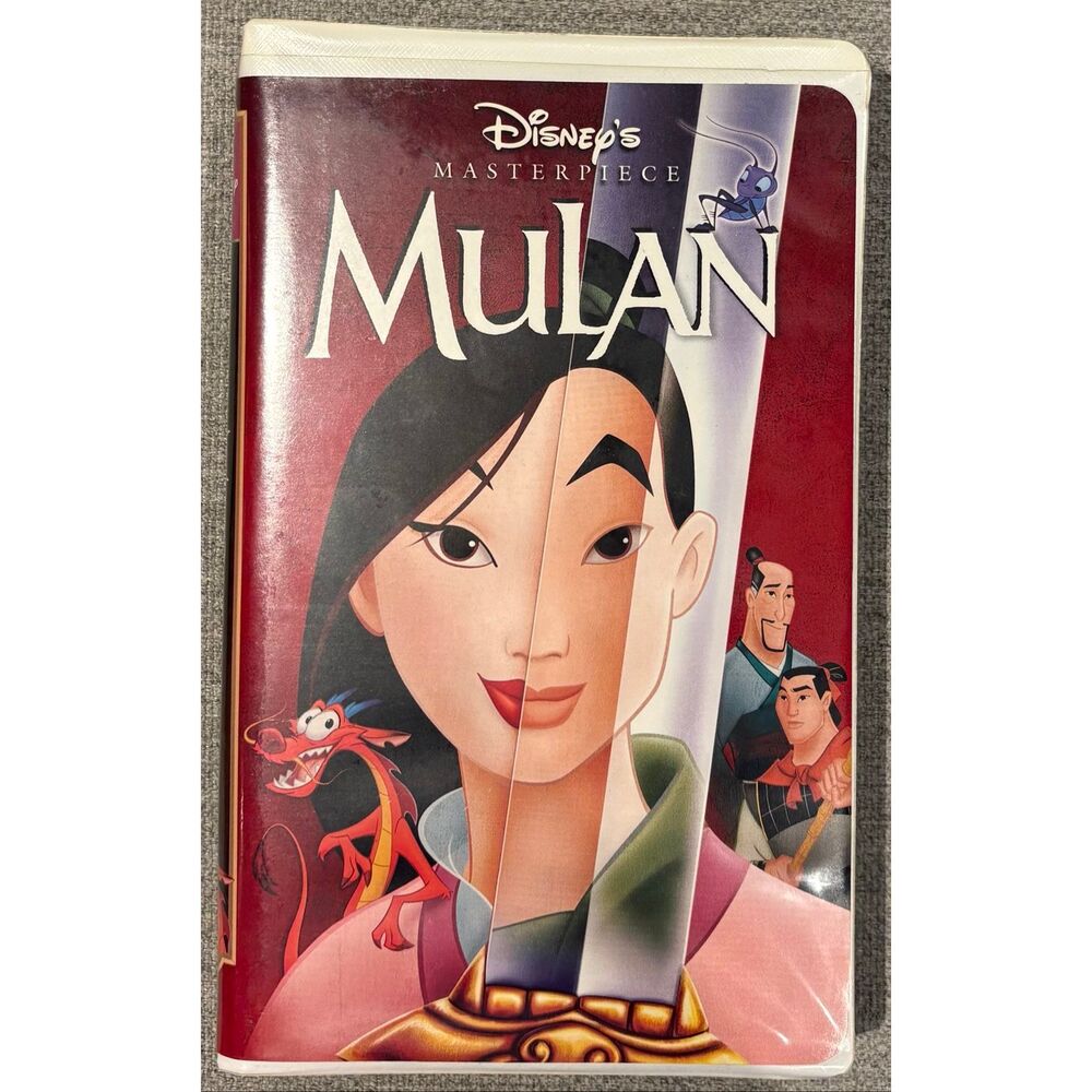 Disney's Masterpiece collection VHS tape of the 1998 animated film Mulan